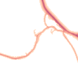 Daytime road noise heatmap for SY4 3RU