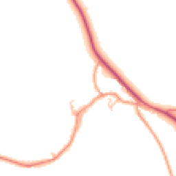 Daytime road noise heatmap for SY4 3SD