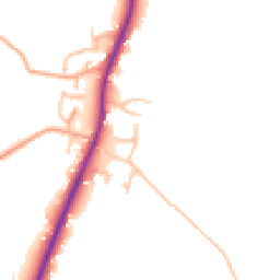 Daytime road noise heatmap for SY4 4BG