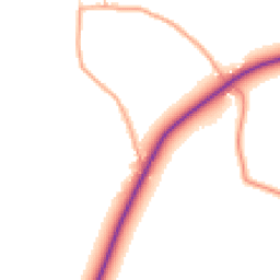 Daytime road noise heatmap for SY4 4BT