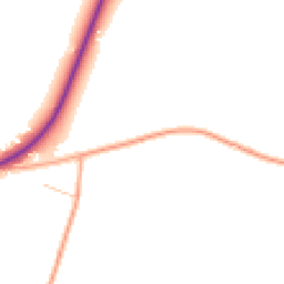 Daytime road noise heatmap for SY4 4BY