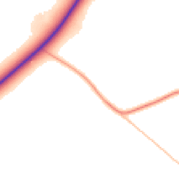 Daytime road noise heatmap for SY4 4DT