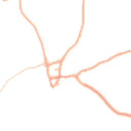 Daytime road noise heatmap for SY4 4DY