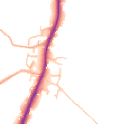 Daytime road noise heatmap for SY4 4FF