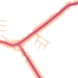 Daytime road noise heatmap for SY4 4HU