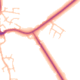 Daytime road noise heatmap for SY4 4JG