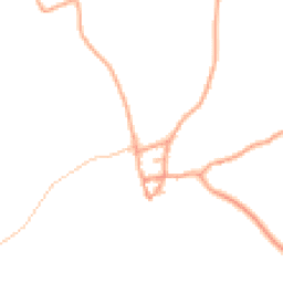 Daytime road noise heatmap for SY4 4LQ
