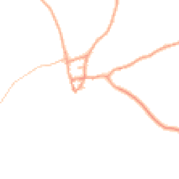Daytime road noise heatmap for SY4 4NE