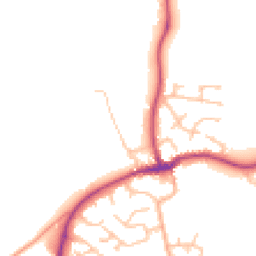 Daytime road noise heatmap for SY4 4PA