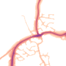 Daytime road noise heatmap for SY4 4PH
