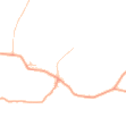 Daytime road noise heatmap for SY4 4QR