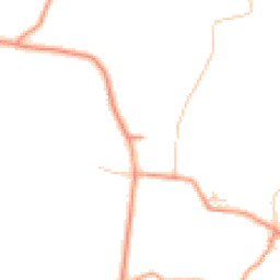 Daytime road noise heatmap for SY4 4RU