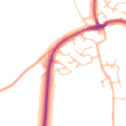 Daytime road noise heatmap for SY4 4RX