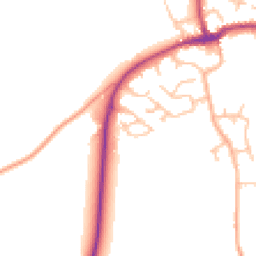 Daytime road noise heatmap for SY4 4RZ