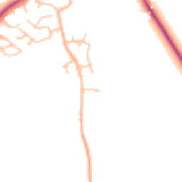Daytime road noise heatmap for SY4 4SJ