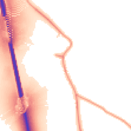 Daytime road noise heatmap for SY4 4SW
