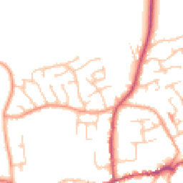 Daytime road noise heatmap for SY4 5AJ