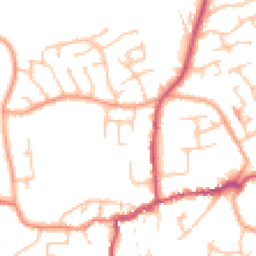 Daytime road noise heatmap for SY4 5AR