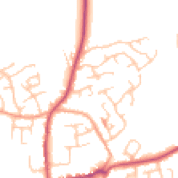 Daytime road noise heatmap for SY4 5BS