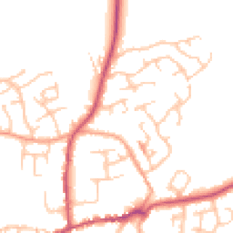 Daytime road noise heatmap for SY4 5BT