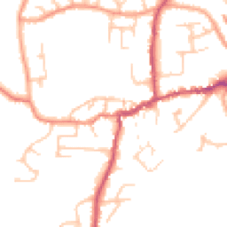 Daytime road noise heatmap for SY4 5DW