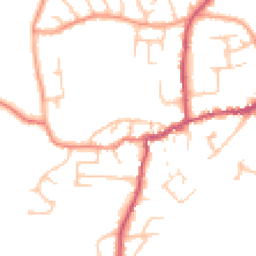 Daytime road noise heatmap for SY4 5EA