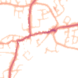 Daytime road noise heatmap for SY4 5FD