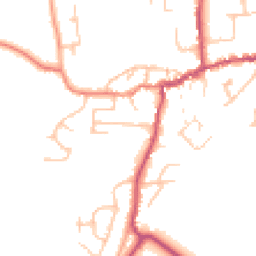 Daytime road noise heatmap for SY4 5FG