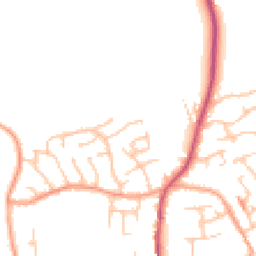 Daytime road noise heatmap for SY4 5HT