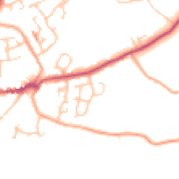 Daytime road noise heatmap for SY4 5HU