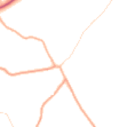 Daytime road noise heatmap for SY4 5JQ