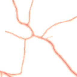 Daytime road noise heatmap for SY4 5JU