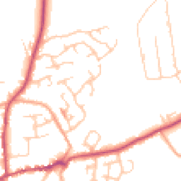 Daytime road noise heatmap for SY4 5LX