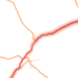 Daytime road noise heatmap for SY4 5NG