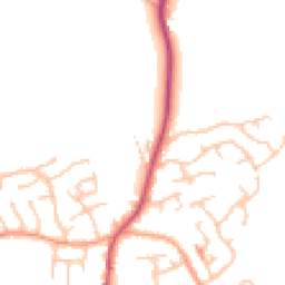 Daytime road noise heatmap for SY4 5QN