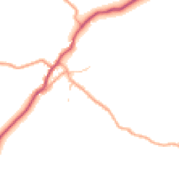 Daytime road noise heatmap for SY4 5SR
