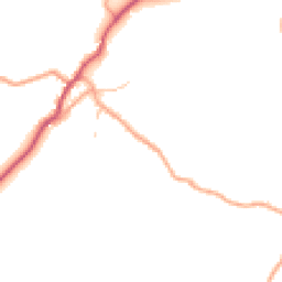 Daytime road noise heatmap for SY4 5SW