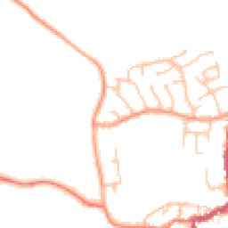 Daytime road noise heatmap for SY4 5UR
