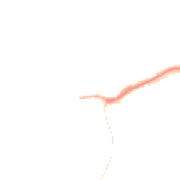 Night-time road noise heatmap for SY5 0AB