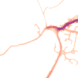 Daytime road noise heatmap for SY5 0AD