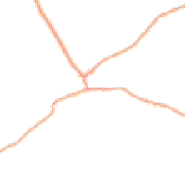 Daytime road noise heatmap for SY5 0AP