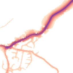 Daytime road noise heatmap for SY5 0AU