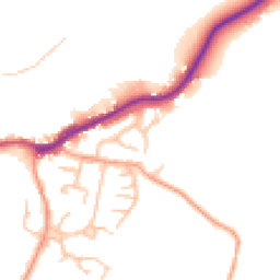 Daytime road noise heatmap for SY5 0AY