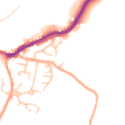 Daytime road noise heatmap for SY5 0BF