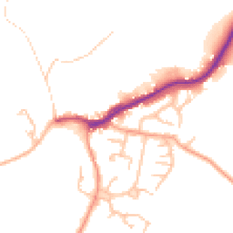 Daytime road noise heatmap for SY5 0BG