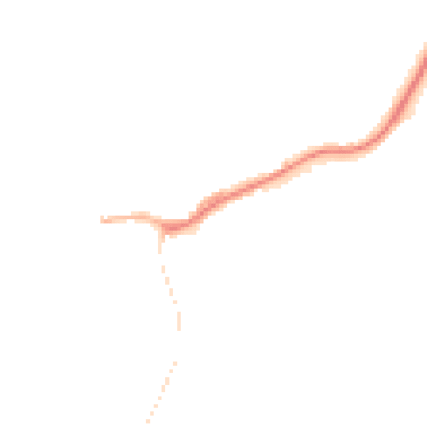 Night-time road noise heatmap for SY5 0BG