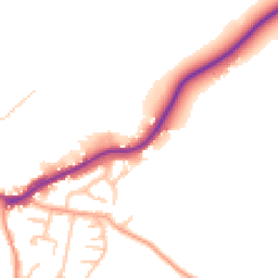 Daytime road noise heatmap for SY5 0BP