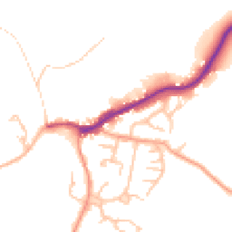 Daytime road noise heatmap for SY5 0BQ