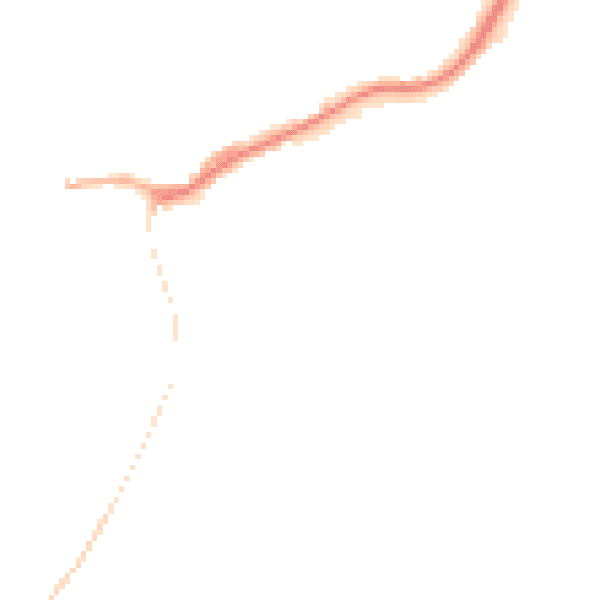 Night-time road noise heatmap for SY5 0BZ
