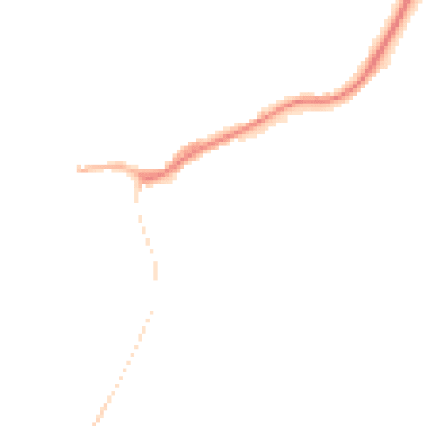 Night-time road noise heatmap for SY5 0DE